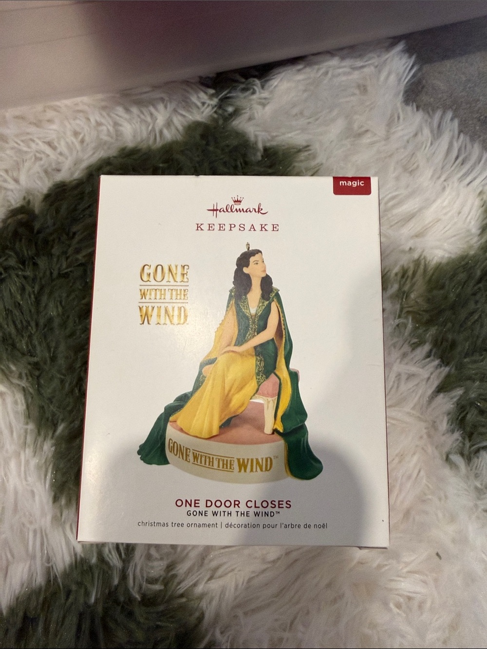 Hallmark Keepsake Gone With The Wind Ornament - Yellow, Green & Gold